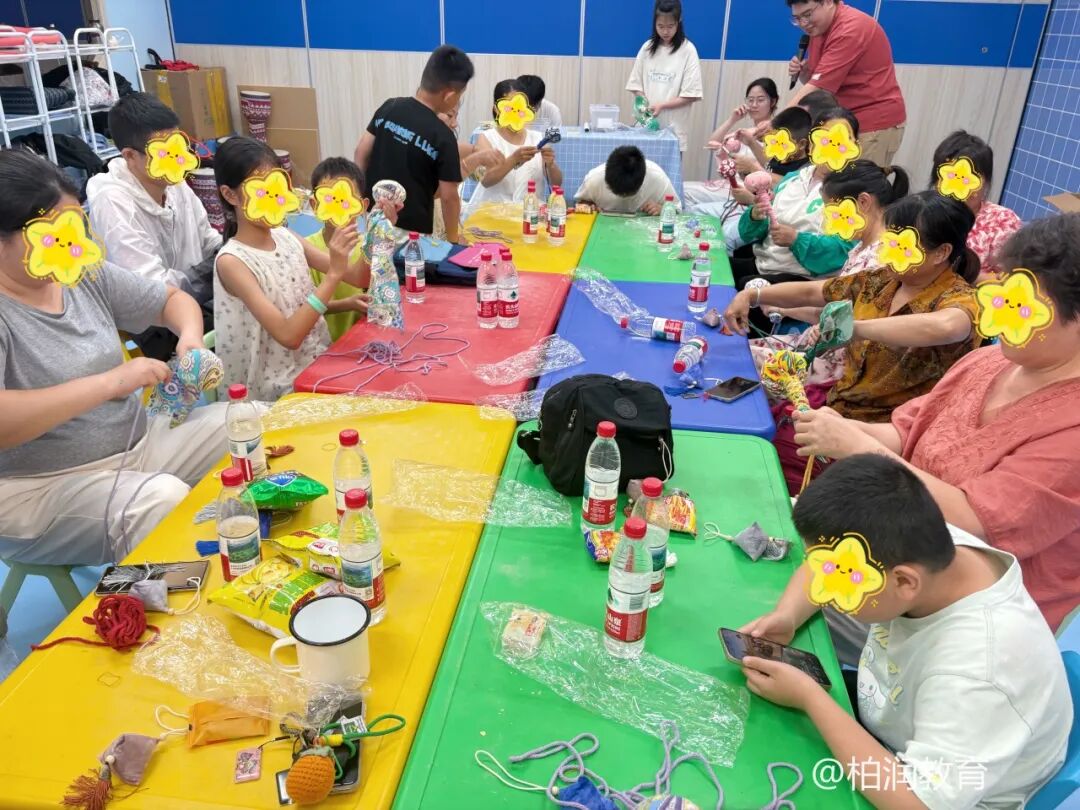 粽情纾压,温暖同行|柏润中心开展端午家长减压趣味主题活动